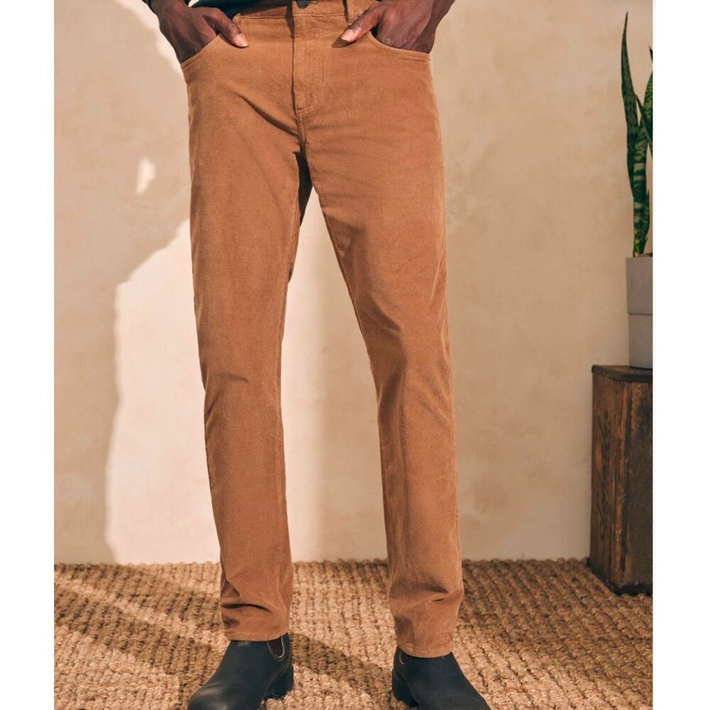Faherty 5-Pocket‎ Stretch Corduroy Mens Pants NWT - MSRP $168